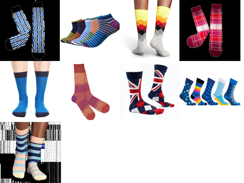 colourful mens socks